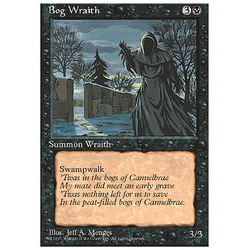 Magic löskort: 4th Edition: Bog Wraith