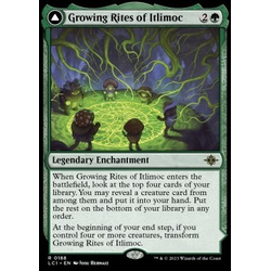 Magic löskort: The Lost Caverns of Ixalan: Growing Rites of Itlimoc // Itlimoc, Cradle of the Sun (Foil) (japansk)