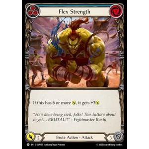 FaB Löskort: Super Slam: Flex Strength (Blue)