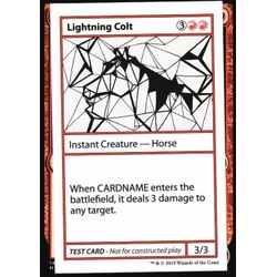 Magic löskort: Mystery Booster: Playtest Cards: Lightning Colt