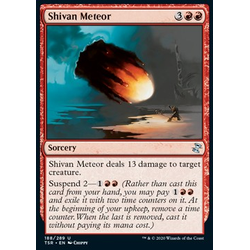 Magic Löskort: Time Spiral Remastered: Shivan Meteor (Foil)