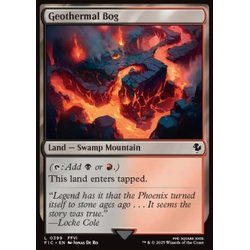 Magic löskort: Magic: The Gathering - FINAL FANTASY: Commander: Geothermal Bog