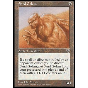Magic löskort: Mirage: Sand Golem