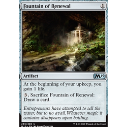 Magic löskort: Core Set 2019: Fountain of Renewal