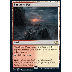 Magic löskort: Innistrad: Crimson Vow: Sundown Pass