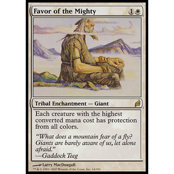 Magic löskort: Lorwyn: Favor of the Mighty