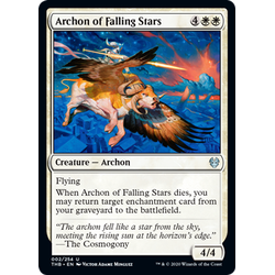 Magic löskort: Theros: Beyond Death: Archon of Falling Stars (Foil)