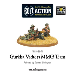 British Gurkha Vickers MMG Team