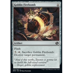 Magic löskort: The Brothers' War: Goblin Firebomb