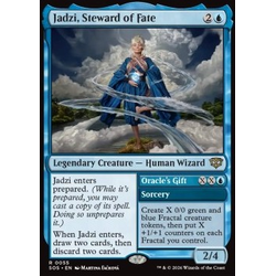 Magic löskort: Secrets of Strixhaven: Jadzi, Steward of Fate // Oracle's Gift
