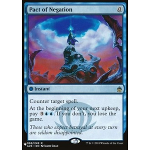 Magic löskort: The List: Pact of Negation