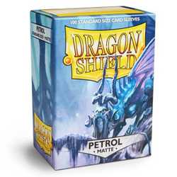 Card Sleeves Standard Matte Petrol (100 in box) (Dragon Shield)