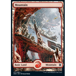 Magic löskort: Zendikar Rising: Mountain (v.3)