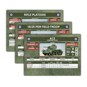 Flames of War: Early War Blitzkrieg British Unit Cards