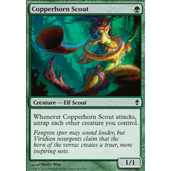 Magic löskort: Conspiracy: Copperhorn Scout