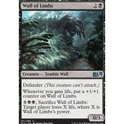 Magic löskort: Magic 2015: Wall of Limbs