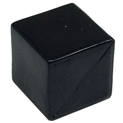 Spelpjäs: Cube 8mm - Opaque, Black (1st)
