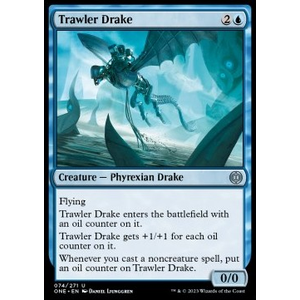 Magic löskort: Phyrexia: All Will Be One: Trawler Drake