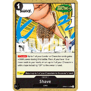 One Piece Löskort: 500 Years in the Future: Shave