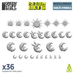 Green Stuff World: Goblin Symbols - 3D Printed