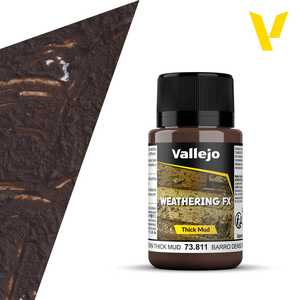 Vallejo Weathering FX: Brown Thick Mud (40ml)