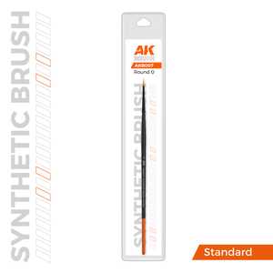 Round Brush: Size 0 - Synthetic