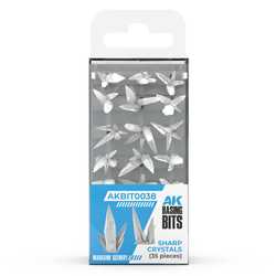 AK Basing Bits: Sharp Crystals (resin) (35)