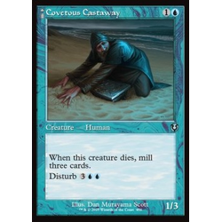 Magic löskort: Magic: Innistrad Remastered: Covetous Castaway // Ghostly Castigator (alternative art)