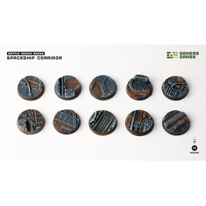 Battle Ready Bases: Spaceship Corridor 25mm Round (10)
