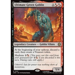 Magic löskort: Magic: the Gathering: Marvel's Spider-Man: Ultimate Green Goblin (Foil)