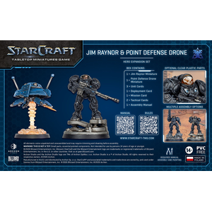 StarCraft®: Terran Hero - Jim Raynor & Point Defense Drone (plastic) (2)