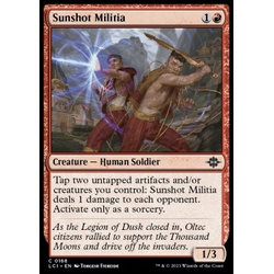 Magic löskort: The Lost Caverns of Ixalan: Sunshot Militia