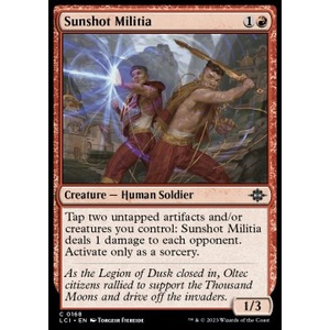 Magic löskort: The Lost Caverns of Ixalan: Sunshot Militia