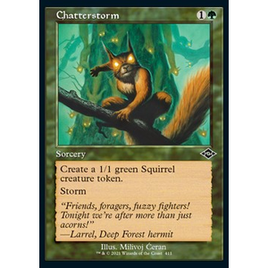 Magic löskort: Modern Horizons 2: Chatterstorm (alternative art)