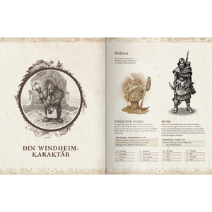 Drakar och Demoner: Windheim-paketet - Världsbok, Spår av Mörker & 7 kartor