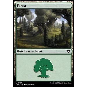 Magic löskort: Commander Masters: Forest (V.4)