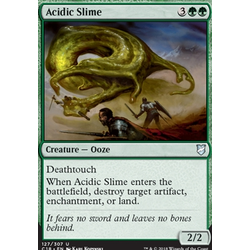 Magic löskort: Commander 2018: Acidic Slime