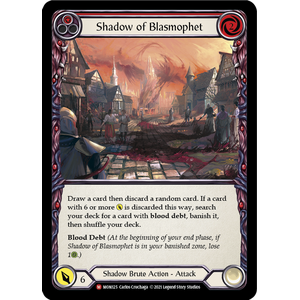 FaB Löskort: Monarch 1st Edition: Shadow of Blasmophet (Rainbow Foil)