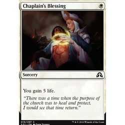 Magic löskort: Shadows over Innistrad: Chaplain's Blessing
