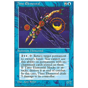Magic löskort: 4th Edition: Time Elemental