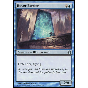 Magic löskort: Return to Ravnica: Hover Barrier (Foil)