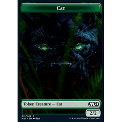Magic löskort: Core Set 2021: Cat Token