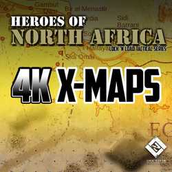 Lock 'n Load Tactical: Heroes of North Africa - 4K X-Maps