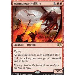 Magic löskort: Commander 2014: Warmonger Hellkite