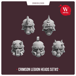 ArtelW: Crimson Legion Heads Set 2