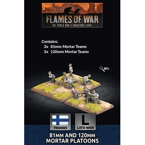 Finnish 81mm and 120mm Mortar Platoon