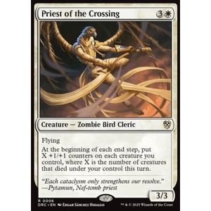 Magic löskort: Magic: Commander: Aetherdrift: Priest of the Crossing