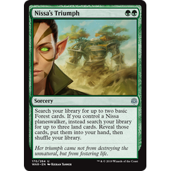 Magic löskort: War of the Spark: Nissa's Triumph