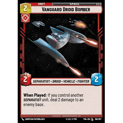 Star Wars: Unlimited Löskort: Twilight of the Republic: Vanguard Droid Bomber