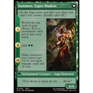 Magic löskort: Magic: The Gathering - FINAL FANTASY: Esper Origins // Summon: Esper Maduin